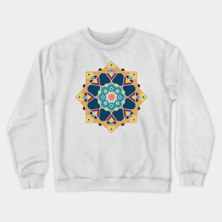 Mandala, Islamic motif Crewneck Sweatshirt